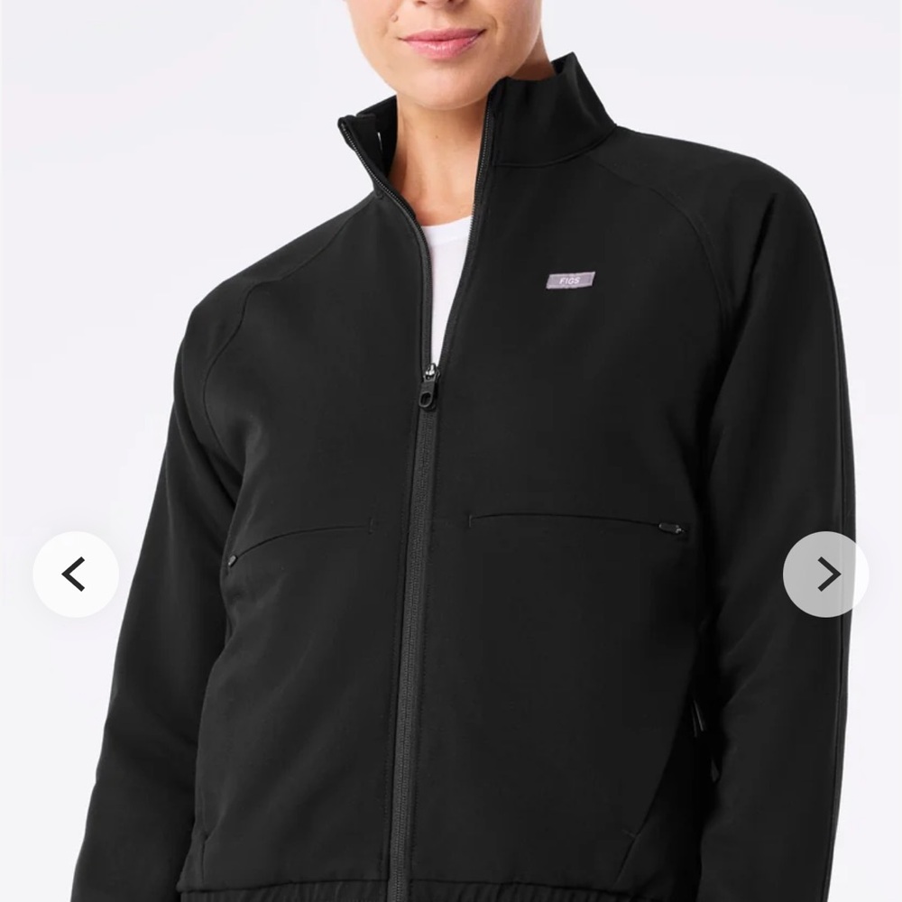 Figs Black Women's Bomber Jacket